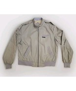 VTG Members Only Jacket Mens 44 Grey Full Zip Windbreaker 80s Iconic Caf... - €14,57 EUR