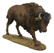 Native American Sacred Bison Buffalo Standing On The Plains Decorative Statue - £24.69 GBP