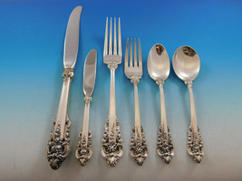 Grande Baroque by Wallace Sterling Silver Flatware Set 12 Service 76 pcs... - £4,627.59 GBP