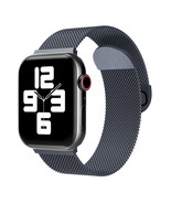 Blue Milano Magnetic Stainless Steel Apple Watch Band 42MM / 44MM / 45MM - $31.50 CAD