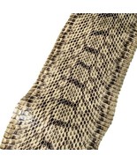 Asia Snake Skin Hide Leather Diamond Snakeskin Craft Supply Patent Cream  - $375.83 MXN+