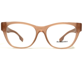 Burberry Eyeglasses Frames B2301 3808 Clear Brown Cat Eye Full Rim 51-16... - £77.66 GBP