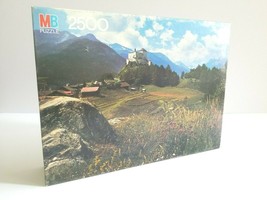 VTG Tarasp Switzerland 4870-1 Milton Bradley 2500 Pc Jigsaw Puzzle Gift 1983 NEW - $39.59