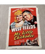 My Little Chickadee Wesco-Reltex Material MOVIE POSTER 1982 Fabric 21x30” - $35.71 CAD