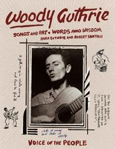 Woody Guthrie Songs and Art: Words and Wisdom, Hardcover Book New Sealed - £15.64 GBP