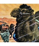 Camels In The Desert 1954 Art Print Paul Bransom Marlin Perkins Zooparad... - €34,45 EUR