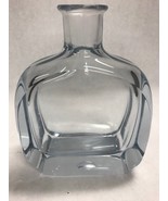VINTAGE solid Glass Decanter Heavy thick no stopper Mid Century signed H... - £39.65 GBP