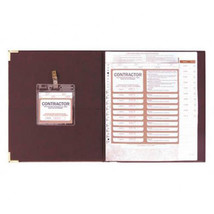 Zions Contractors Visitor Register with Site Pass - $181.84