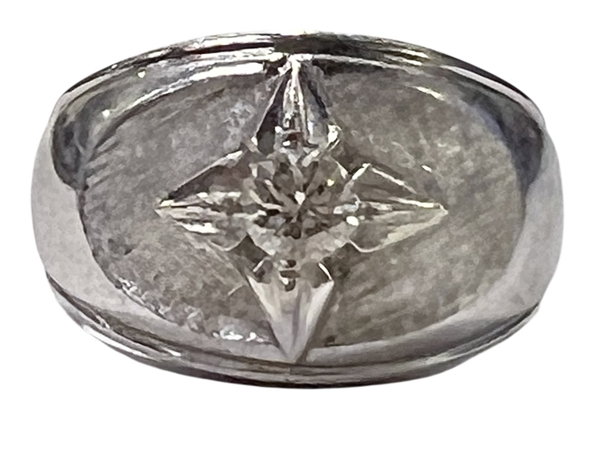 Men&#39;s Fashion Ring 14kt White Gold 482213 - $1,199.00