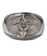 Men&#39;s Fashion Ring 14kt White Gold 482213 - €1.041,34 EUR