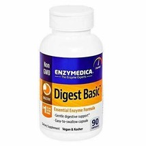 NEW Enzymedca Digest Basic Digestive Enzyme Support Vegan Gluten Free 90 Caps - £15.37 GBP