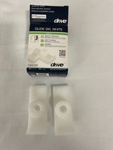 Drive Medical Glide Ski White REF. 10110 QTY. 1 Pair - e366 - $3.96