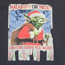 STAR WARS - NAUGHTY or NICE - Yoda Choose Sides Graphic T Shirt-Medium - $15.06