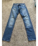 Tommy Jeans Mens Scanton Slim Fit Stretch Denim Blue Medium Wash Jeans S... - $35.77 CAD