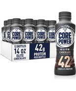 Core Power Elite Chocolate 42g High Protein Milk Shakes, 14 Fl Oz Pack o... - £50.81 GBP