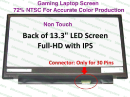 NE133FHM-N67 LQ133M1JW48 13.3&quot; FHD 1920x1080 LCD Screen Panel Replacement - £77.57 GBP