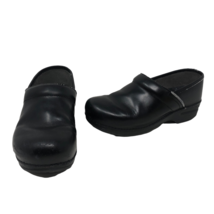 Dansko XP 2.0 Womens Black Leather Clogs Comfort Slip On Shoes Size 40 US 9.5-10 - £25.52 GBP