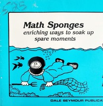 1979 Math Sponges Fun Math Games/Problems Unused Vintage Teaching - $24.99