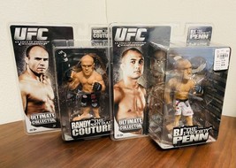 Ufc Ultimate Collector Bj Penn & Randy Couture Ufc Action Figure Mma Set Of 2 - £23.18 GBP