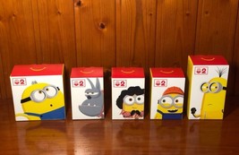 McDonald&#39;s Toys Lot 5 Unopened Minions Toys Spain Edition 2022 - £26.75 GBP