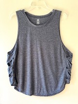 GAIAM Sz L Blue Side Cut Out Tank Top Loose Fit Pullover - $233.69 MXN
