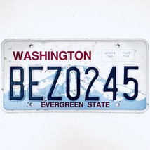  United States Washington Evergreen Passenger License Plate BEZ0245 - $18.80