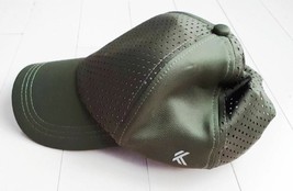 KYODAN Perforated Athletic Baseball Cap ARMY GREEN One Size FREE SHIPPING - £35.12 GBP