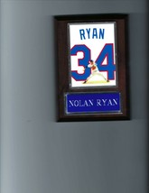 Nolan Ryan Plaque Baseball Texas Rangers Mlb - $3.95