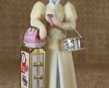 AVON 2002-2003 ~ Mrs. P.F.E. Albee Porcelain Figurine Under Globe ~ Mini... - £20.92 GBP