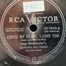 1950 HUGO WINTERHALTER&#39;S ORCHESTRA 78 rpm Record 10 inch RCA VICTOR VG S... - $12.99