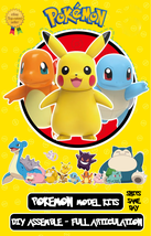 ✅ Official Pokémon DIY Model Kits Pikachu Gengar Mew &amp; More Fun Creative Toy NEW - £14.65 GBP+