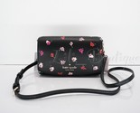 NWT Kate Spade WLR00607 Small Flap Crossbody Staci Ditsy Buds Floral Bla... - $89.95