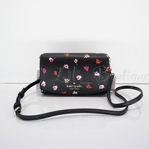 NWT Kate Spade WLR00607 Small Flap Crossbody Staci Ditsy Buds Floral Black Multi - £73.03 GBP