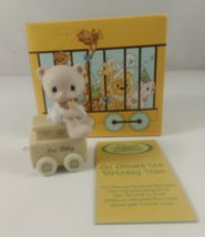 Precious Moments Birthday Train For Baby ‘May Your Birthday Be Warm’ 1985 - €7,67 EUR