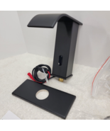 AUTOMATIC SENSOR Matte Black Waterfall Bathroom Faucet One Hole Auto Mix... - $77.59 CAD