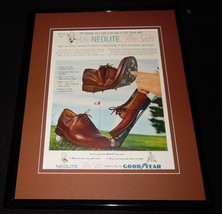 1959 Goodyear Neolite Golf Shoes 11x14 Framed ORIGINAL Vintage Advertise... - £39.51 GBP