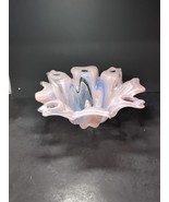 Lavorazione Arte Murano Handkerchief Bowl, Italian Handcrafted Glass, Mu... - $952.98 MXN
