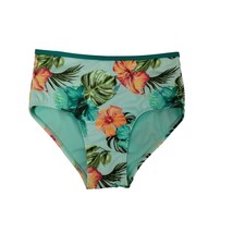 Justice Girls Large Plumeria Hibiscus Palm Hawaiian Bikini Bottoms NWOT - £6.84 GBP