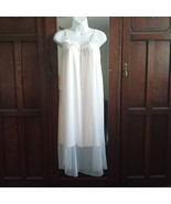 Yierle Pink Ruffle 2 Layer Nightgown Vintage Inspired Sandra D Lingerie ... - $812.35 MXN