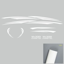 8PCS Racing  Stripes Auto Body Door Side Decor Sticker For NV200  Derived Van Ca - £95.10 GBP