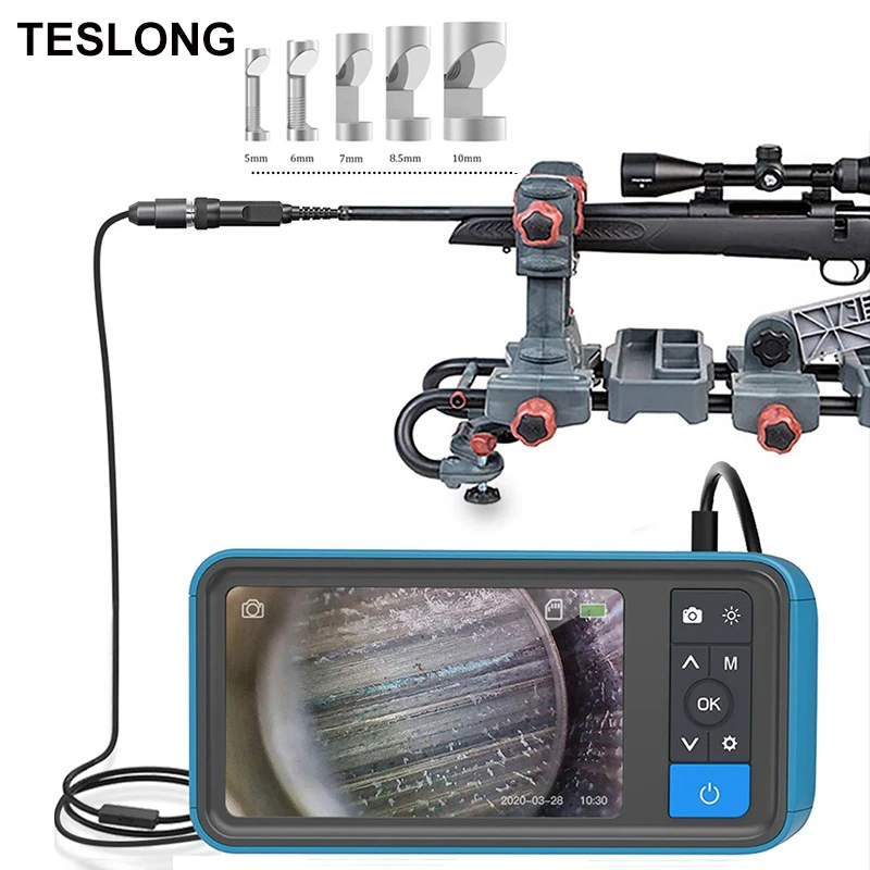 Teslong NTG450 4.5&#39;&#39; Screen 5mm Lens Rifle Borescope  Cleaning Bore Cam with 45i - £323.23 GBP