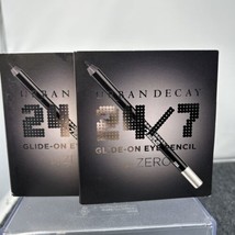 Urban Decay - 2x 24/7 Glide On Eye Pencil Eyeliner in ZERO 0.03 oz Travel Each - $12.86