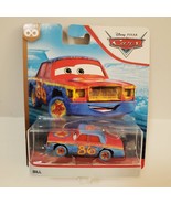 Disney Pixar Cars Bill Metal 86 Thunder Hollow Blue Yellow Red Race Car - $15.80