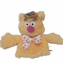 Fozzie Bear Gund Hand Puppet Plush The Muppets Disney Jim Henson Vtg Hea... - $14.80