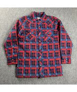 American Hero Jacket Mens Medium Plaid Flannel Shacket Pearl Snap Double... - €21,37 EUR