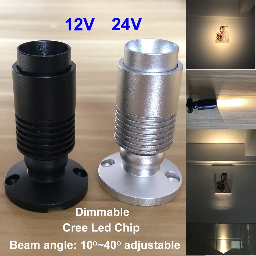 Dimmable Min Led Spotlight 12V Zoomable Ceiling Lamp Spot Led Down Light 3W Cree - $179.23