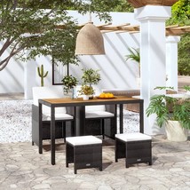  Outdoor Furniture Set Black, Cream white - $778.89 CAD