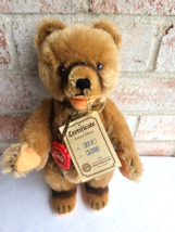 Hermann Teddy Bear 10&quot; Mohair Plush Stuffed Animal 951/2000 West Germany... - $34.53