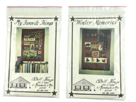 O&#39;Dell House Quilt Patterns My Favorite Things and Winter Memories - $19.26