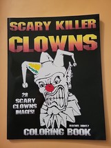 Scary Killer Clowns Coloring Book: 28 Scary Clowns By Rachel Mintz *Brand New* - £5.74 GBP